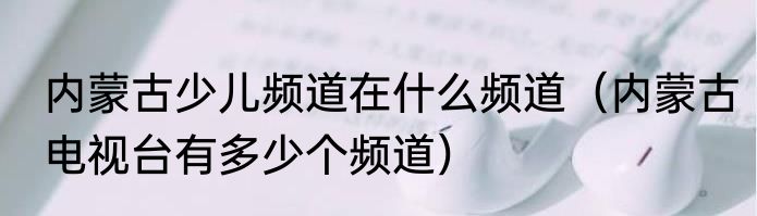 内蒙古少儿频道在什么频道（内蒙古电视台有多少个频道）