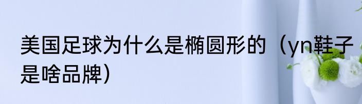 美国足球为什么是椭圆形的（yn鞋子是啥品牌）