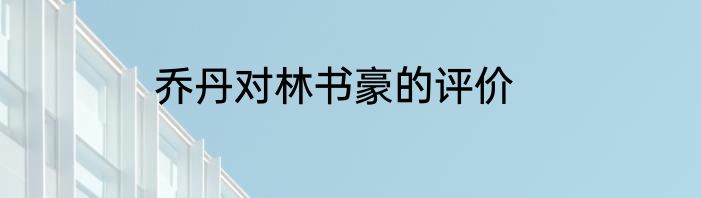乔丹对林书豪的评价