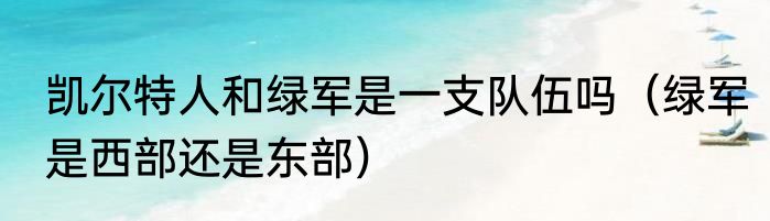 凯尔特人和绿军是一支队伍吗（绿军是西部还是东部）