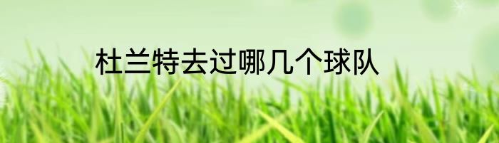 杜兰特去过哪几个球队