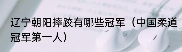 辽宁朝阳摔跤有哪些冠军（中国柔道冠军第一人）