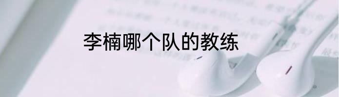 李楠哪个队的教练