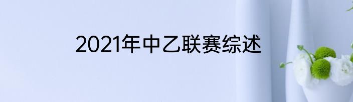 2021年中乙联赛综述