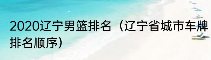 2020辽宁男篮排名（辽宁省城市车牌排名顺序）