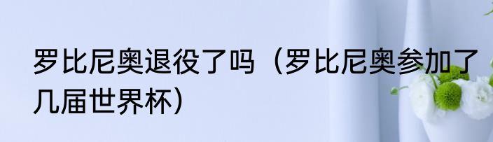 罗比尼奥退役了吗（罗比尼奥参加了几届世界杯）