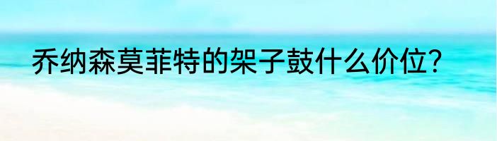 乔纳森莫菲特的架子鼓什么价位？