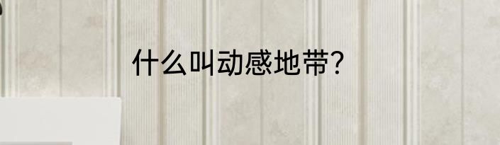 什么叫动感地带？