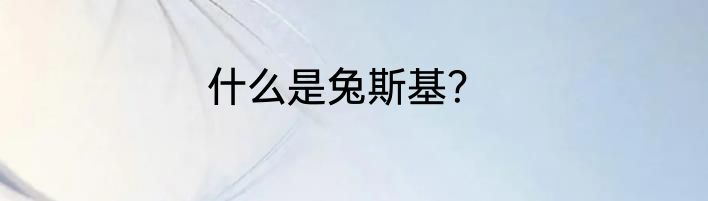 什么是兔斯基？