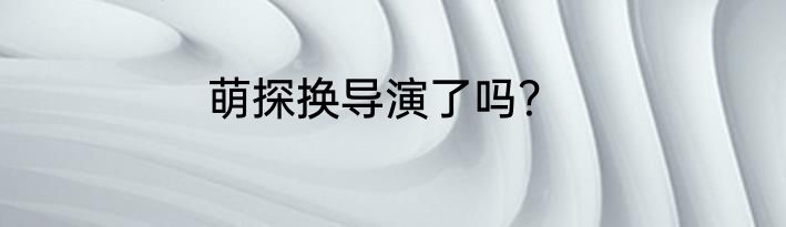 萌探换导演了吗？