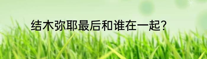 结木弥耶最后和谁在一起？
