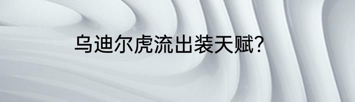 乌迪尔虎流出装天赋？