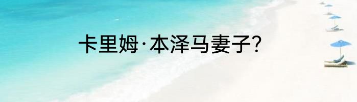 卡里姆·本泽马妻子？