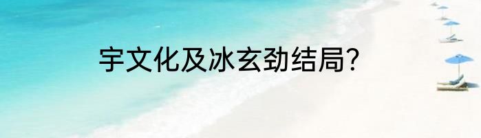 宇文化及冰玄劲结局？