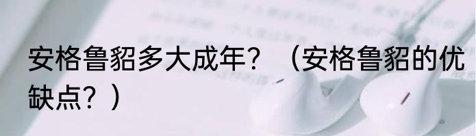 安格鲁貂多大成年？（安格鲁貂的优缺点？）