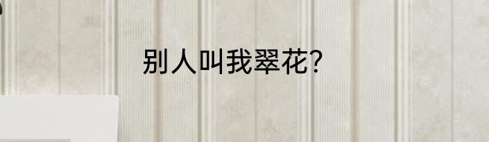 别人叫我翠花？