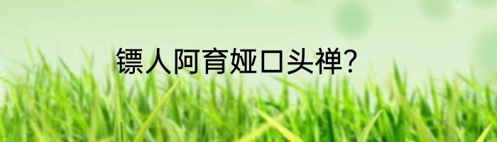 镖人阿育娅口头禅？