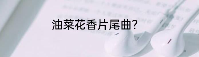 油菜花香片尾曲？