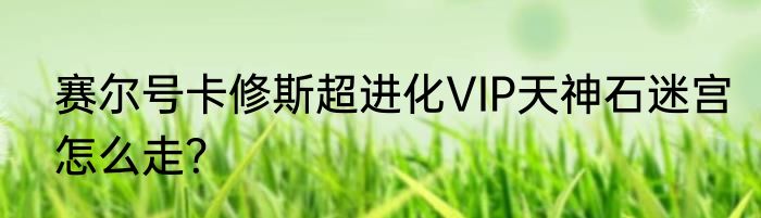赛尔号卡修斯超进化VIP天神石迷宫怎么走？