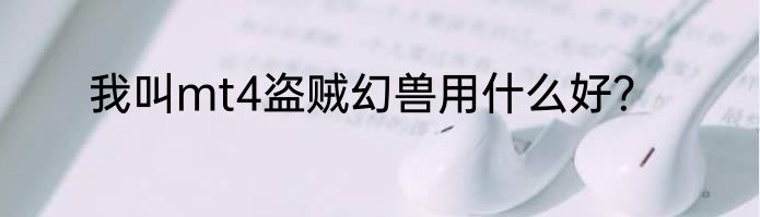 我叫mt4盗贼幻兽用什么好？