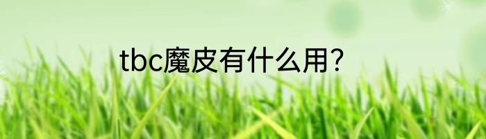 tbc魔皮有什么用？