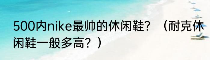 500内nike最帅的休闲鞋？（耐克休闲鞋一般多高？）