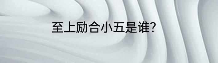 至上励合小五是谁？