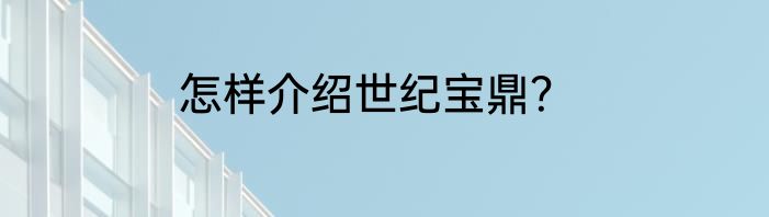 怎样介绍世纪宝鼎？