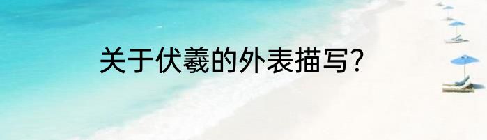 关于伏羲的外表描写？