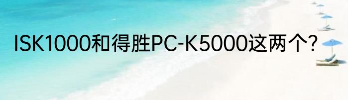 ISK1000和得胜PC-K5000这两个？