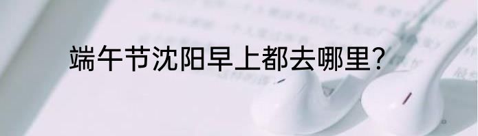 端午节沈阳早上都去哪里？