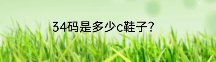 34码是多少c鞋子？