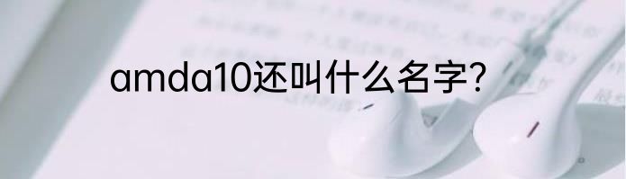 amda10还叫什么名字？