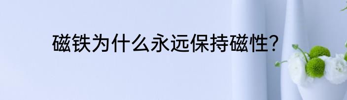 磁铁为什么永远保持磁性？