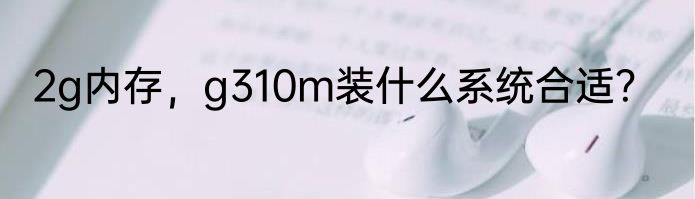 2g内存，g310m装什么系统合适？
