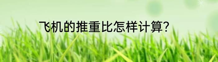 飞机的推重比怎样计算？