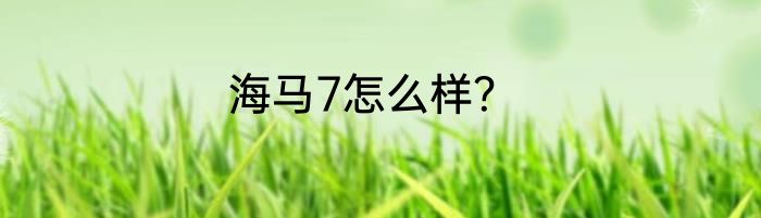 海马7怎么样？