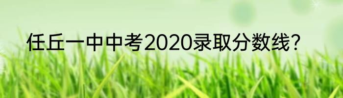 任丘一中中考2020录取分数线？