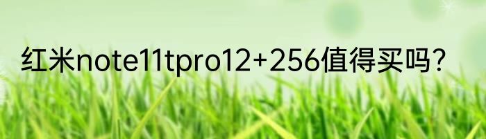 红米note11tpro12+256值得买吗？