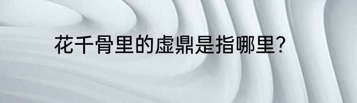 花千骨里的虚鼎是指哪里？