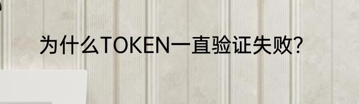 为什么TOKEN一直验证失败？