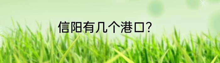 信阳有几个港口？