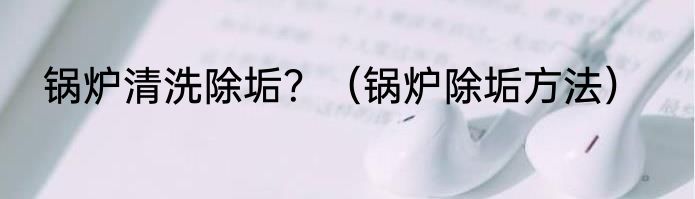 锅炉清洗除垢？（锅炉除垢方法）