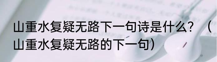 山重水复疑无路下一句诗是什么？（山重水复疑无路的下一句）