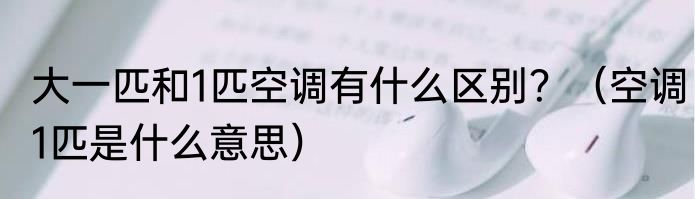 大一匹和1匹空调有什么区别？（空调1匹是什么意思）