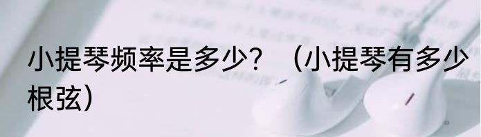 小提琴频率是多少？（小提琴有多少根弦）