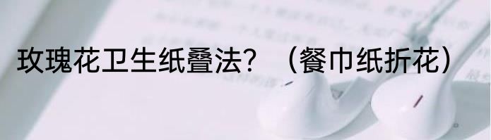 玫瑰花卫生纸叠法？（餐巾纸折花）