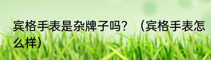 宾格手表是杂牌子吗？（宾格手表怎么样）