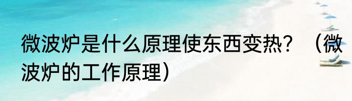 微波炉是什么原理使东西变热？（微波炉的工作原理）