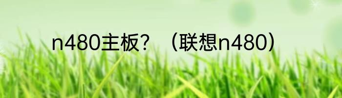 n480主板？（联想n480）